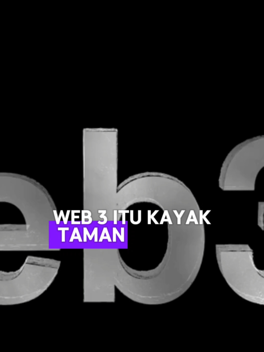 apa itu web 3 ?  simak penjelasan tentang web 3 biar ga ketinggalan informasi terbaru  #web3 #cryptocurrency #blockchain #apaituweb3  #web3crypto #edukasi 