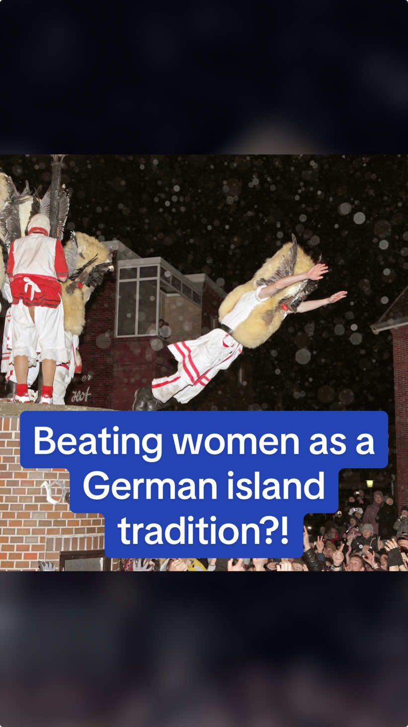 Reporters for local German broadcaster NDR secretly filmed a traditional festival on the northern island of Borkum, which includes 'hunting' and beating women with cow horns. The revelations sparked nationwide public outcry.   #borkum #festival #germany #klaasohm #womenhunting 