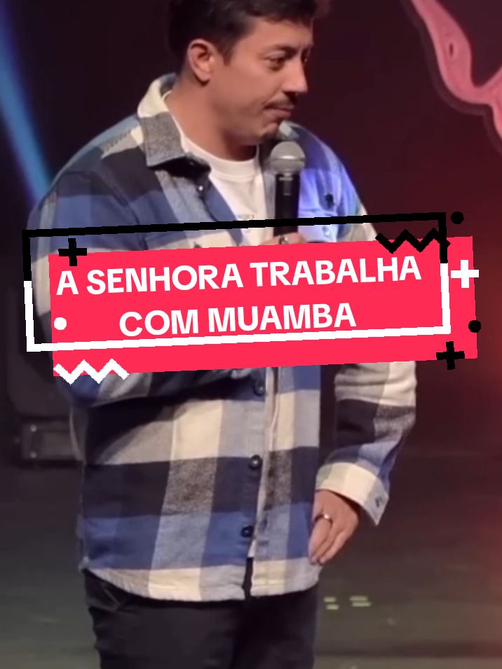 a senhora trabalha com muamba ? #standup #humor #comedia #renatoalbani #piada #paraguay 