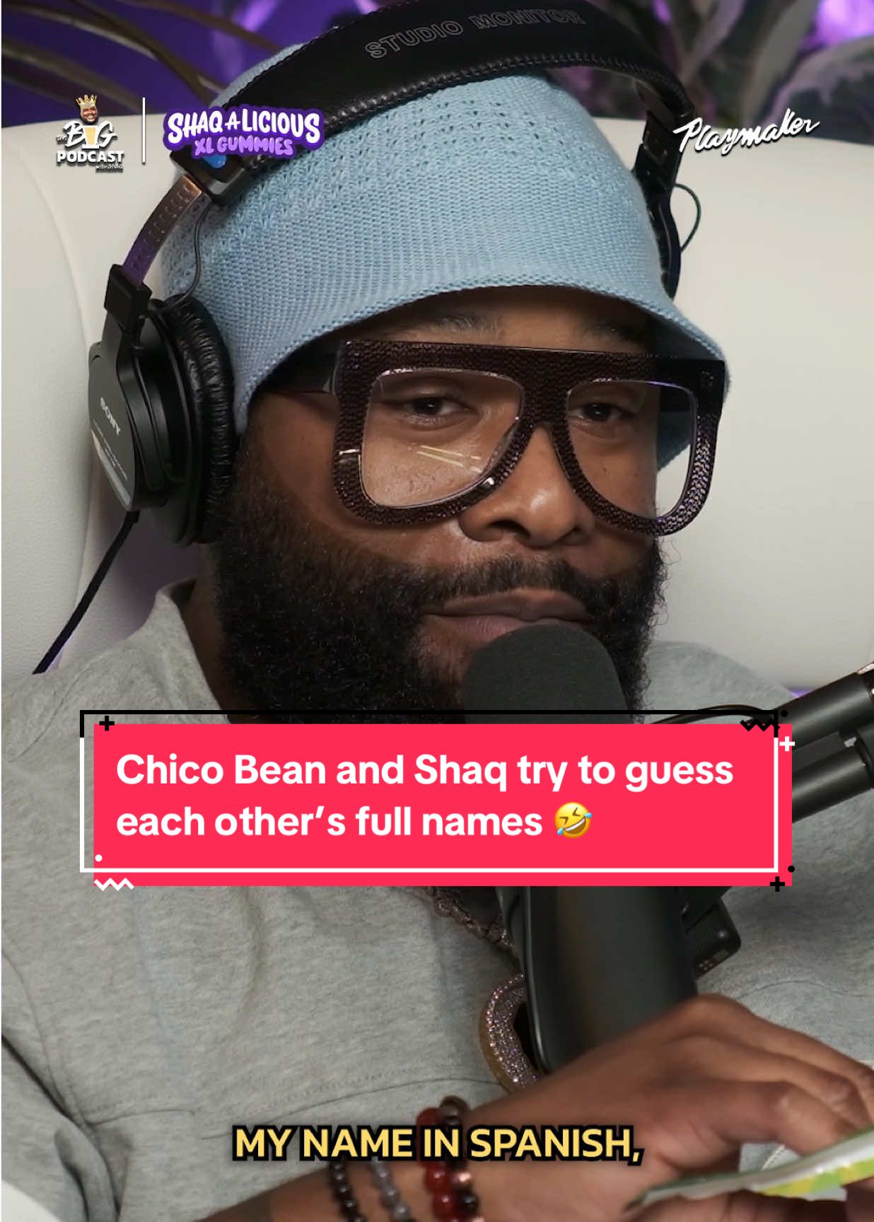 Chico Bean and Shaq try to guess each other’s full names 🤣  #chicobean #shaq #wildnout #wildnoutvideos 