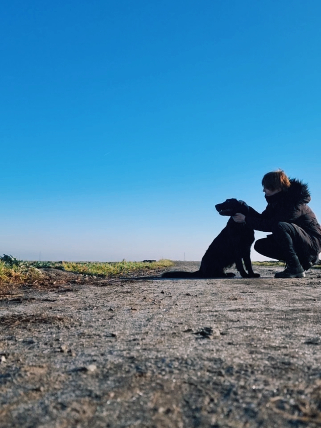 Psu jest wszystko jedno, czy jesteś biedny, czy bogaty, wykształcony czy analfabeta, mądry czy głupi. Daj mu serce, a on odda ci swoje ❤️ #doglife #dogfromshelter #flatretriever #flat #blackdog #kochammojegopsa #lovedogs #loveanimals 