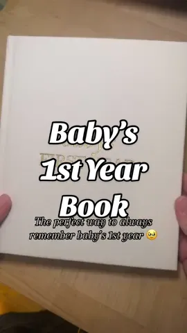 A beautiful keepsake to remember every detail of baby’s 1st precious year 🤍 #babyshowergift #babybook #memorybook 