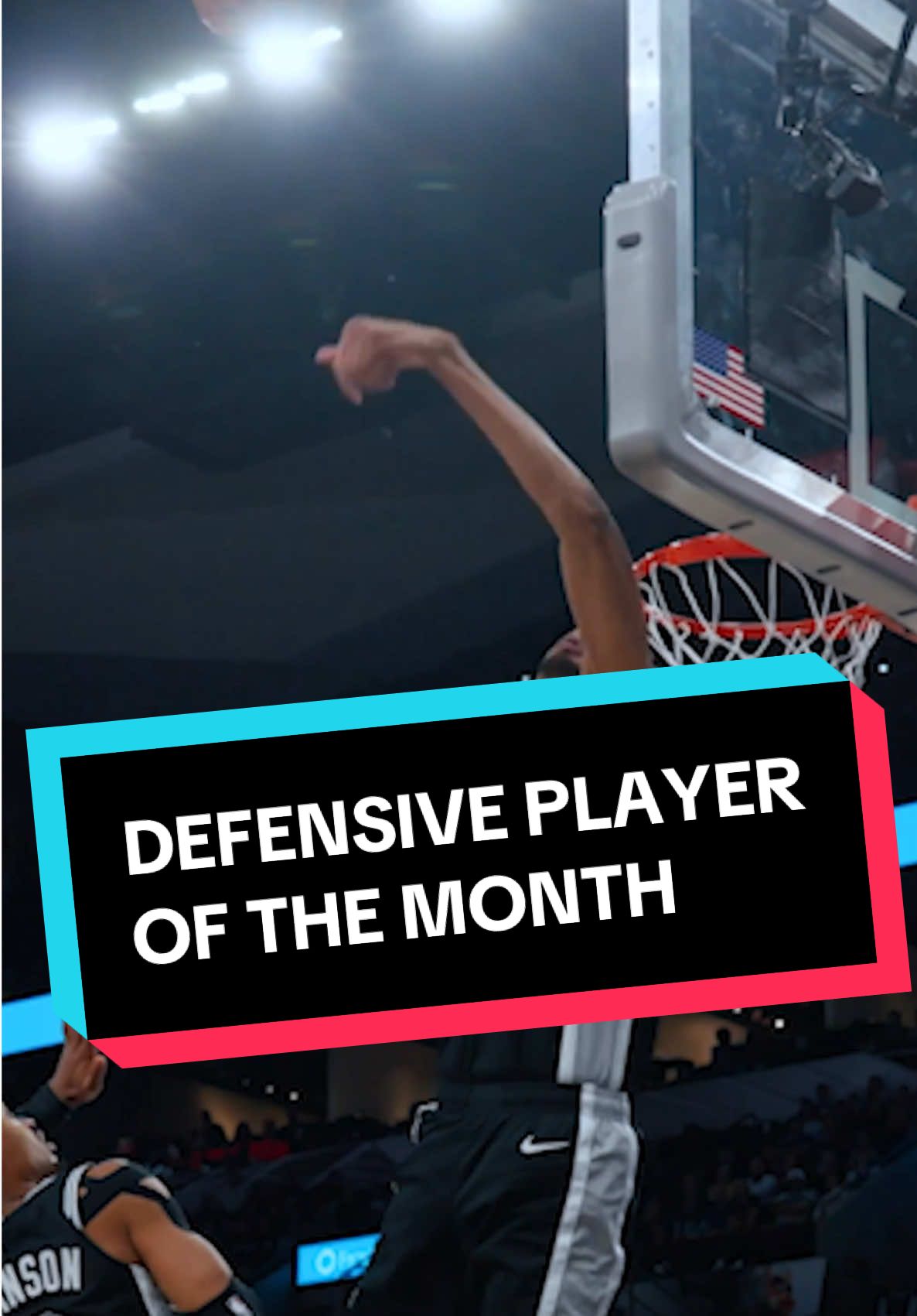 First ever NBA Western Conference Defensive Player of the Month 👏🙌 #sanantoniospurs #spurs #wemby #victorwembanyama #NBA 