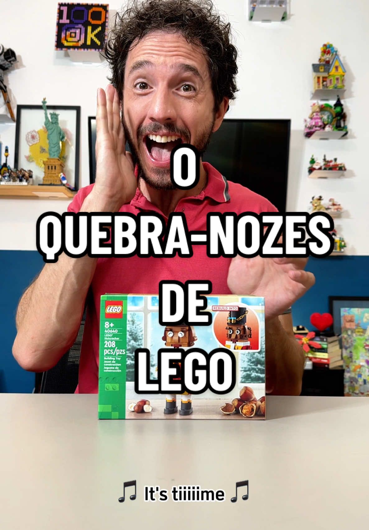 Eu sempre adorei o QUEBRA-NOZES! Ele de LEGO tá lindão!!!  E de quebra assisti um filme de Natal delicioso no @Disney+ Brasil #lego #nutcracker #christmaslego #oquebranozes 