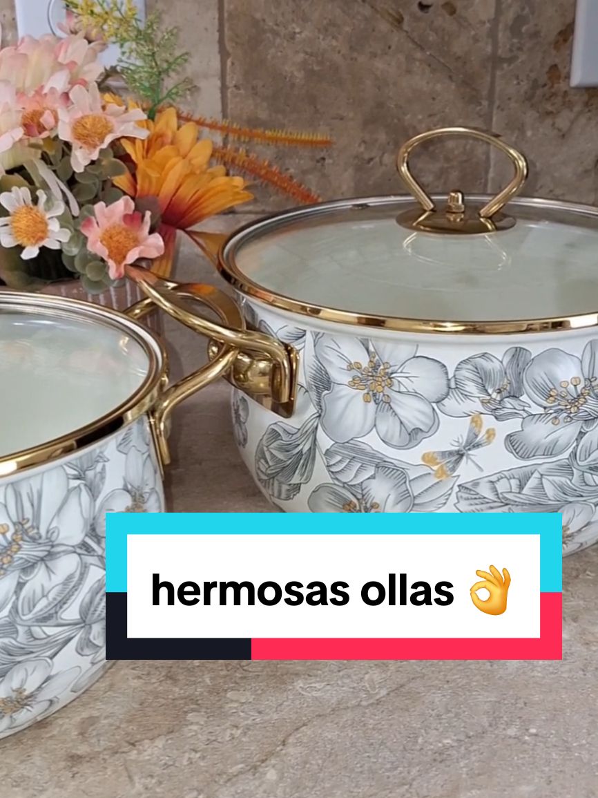 Dale un mejor estilo a tu cocina con estas ollas preciosas, distintos diseños y colores para elegir 👌 . . . #ollas #ollas #cosina #articulosdecocina  #tiktikshopcybermonday #tiktokshopholidayhaul #tiktokshopblackfriday 