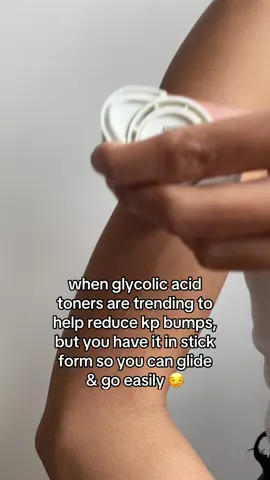 our glycolic acid body stick really is a star #theinkeylist #gycolicacid #kpbumps #tiktokmademebuyit 