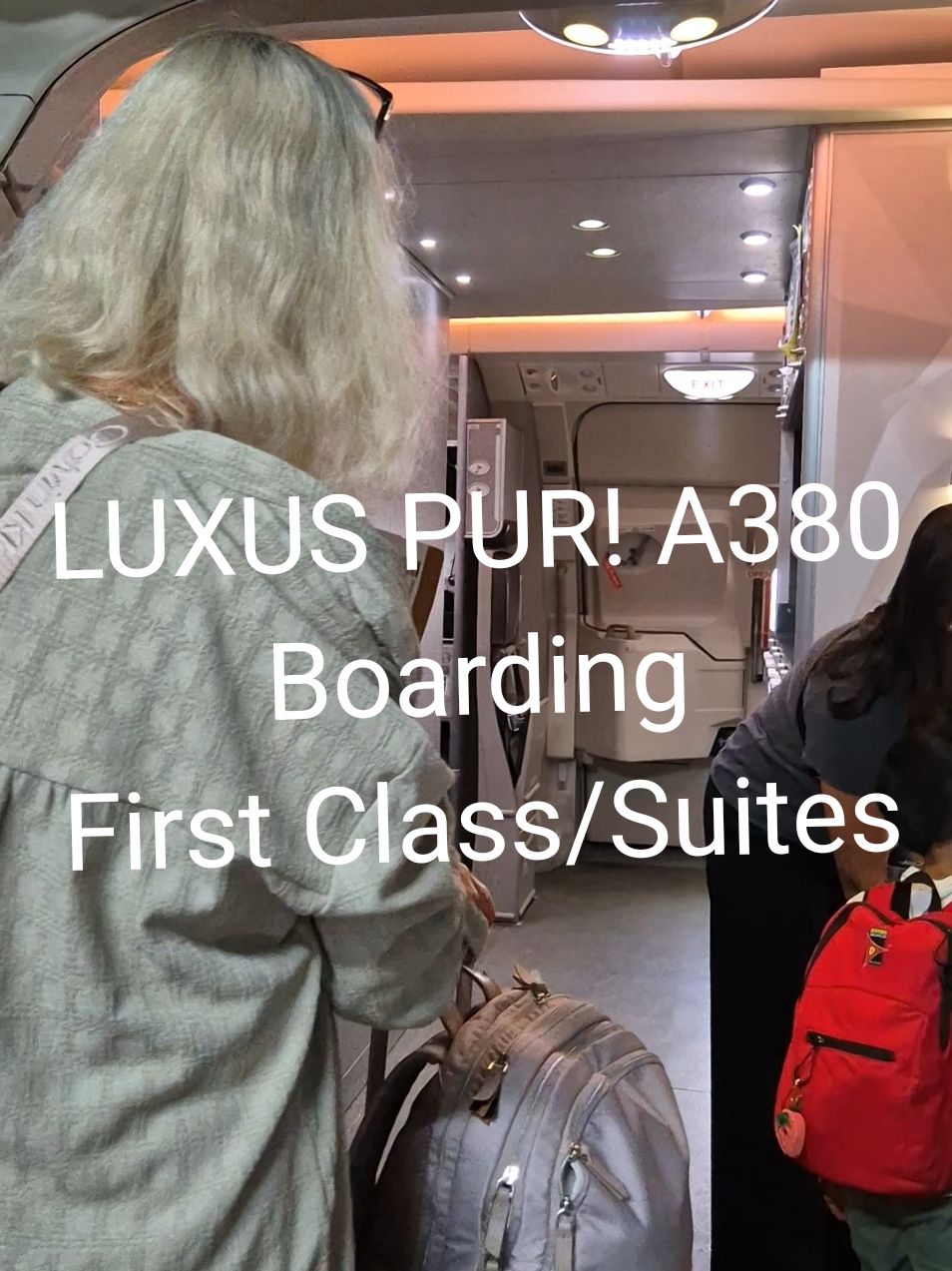 Boarding First Class/Suites on A380 Singapur Airlines Frankfurt-Singapur #traveltiktok #Suites #firstclass #firstclassflight #singapur #A380 