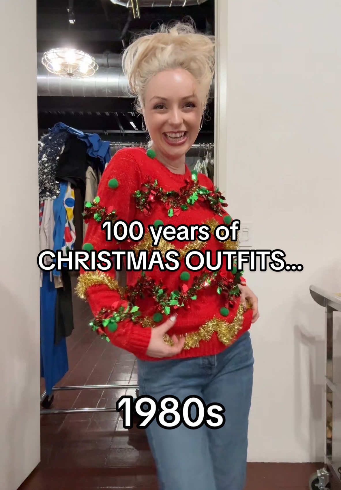 100 years of CHRISTMAS OUTFITS…😳🎄