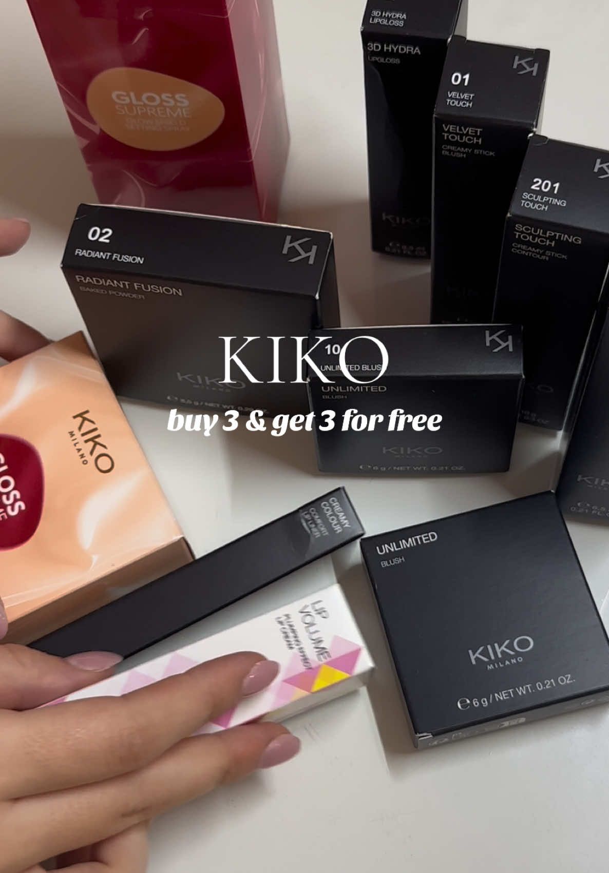 girlsss kind of therapy 🤍🌸 @KIKO Milano #haul #kikomilano #kiko #blackfriday #KIKOMilano #makeup #viralmakeup #beauty #BeautyTok #justagirl #girlythings #girly #sale #fyp #lipgloss #gloss #makeuphaul 
