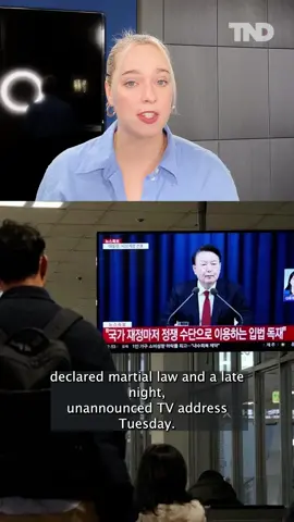 South Korean President Yoon Suk Yeol declares martial law amidst political turmoil, sparking protests and a vote in parliament to lift the declaration. Read more by clicking the link in the bio. #southkorea #martiallaw #northkorea #politics #yoonsukyeol #internationalpolitics