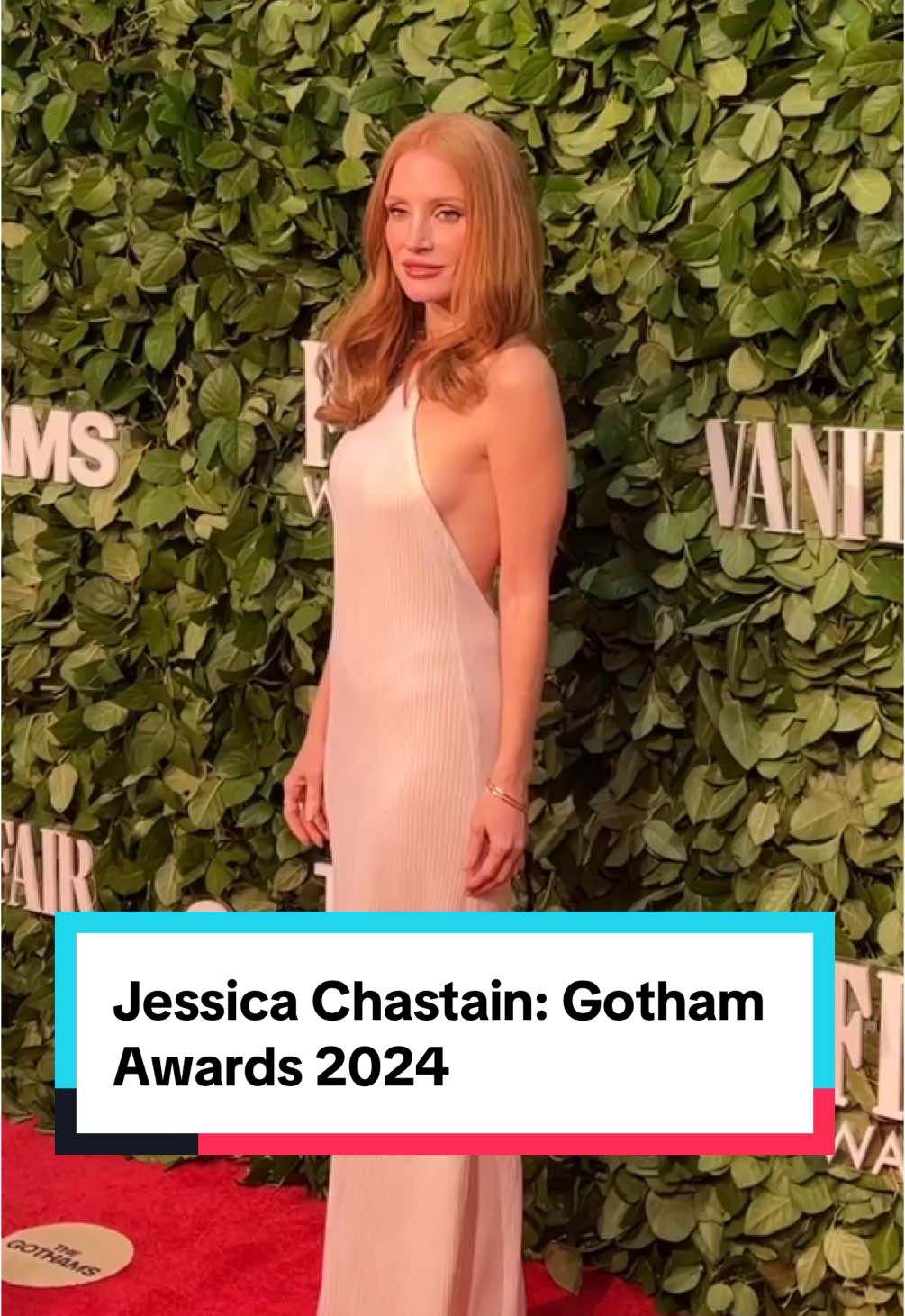 The one and only #JessicaChastain arrives at the 2024 Gotham Awards in New York City.  #theeyesoftammyfaye #thehelp #interstellar #mothersinstinct #themartian 