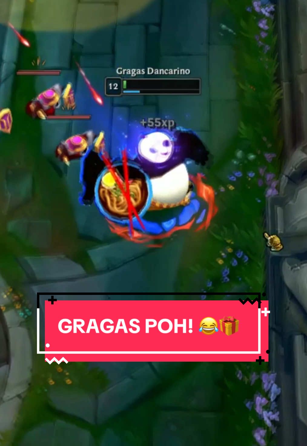 Gragas Kung Fu Panda 😂🎁🐼#leagueoflegends #gragas #leaguetiktok #leagueoflegendsbrasil #riotgames #kungfupanda 