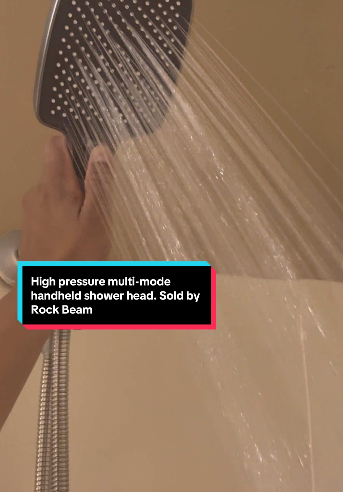 High pressure multi-mode handheld shower head. Anti-clogging nozzles, built in power wash function for cleaning tubs, tiles, and pets. With extra long stainless steel hose, wall and ceiling mounts. Also, it has 3 types of water outlet modes and powerful water flow from proprietary silicone nozzles.#TikTokShop #fyp #foryoupage #goviral #showerhead #stainlesssteelhose #showertok #ustiktok 