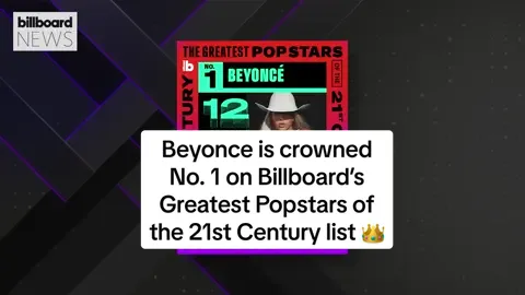 @Beyoncé is crowned No. 1 on #Billboard's list of the Greatest Pop Stars of the 21st Century. 👑 #BillboardNews is breaking down how the icon earned our top staff rank with 12 #Hot100 No. 1s, the most #Grammy awards of any artist in history and more. #beyonce #yonce #bey #beyhive #beyhive🐝 #beyonceknowles #beyoncechallenge 