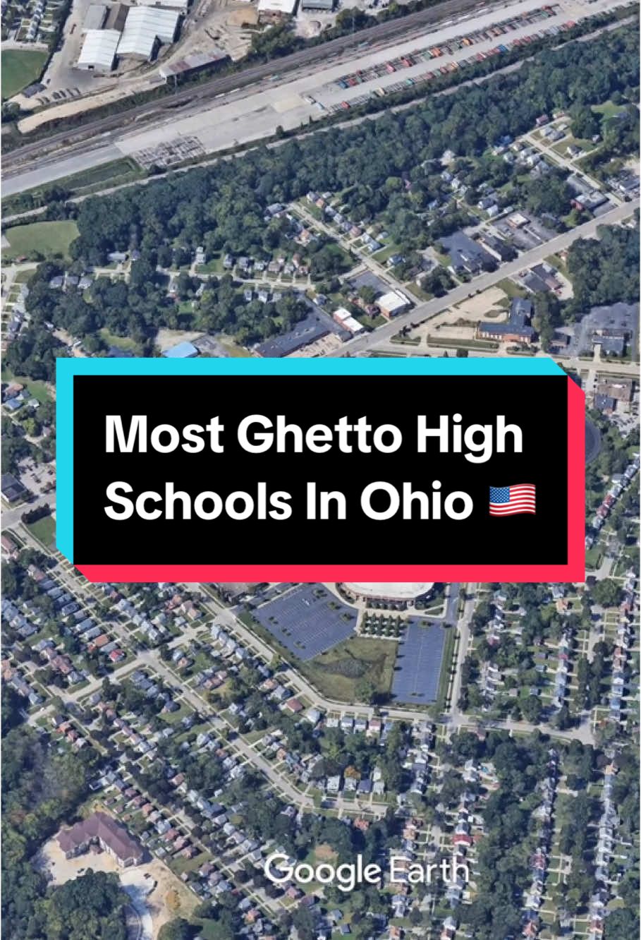 What is the most ghetto high school in Ohio? 🇺🇸 #ohio #us #ghetto #highschool #googleearth #top15 #ranked #northamerica #school #schoollife 