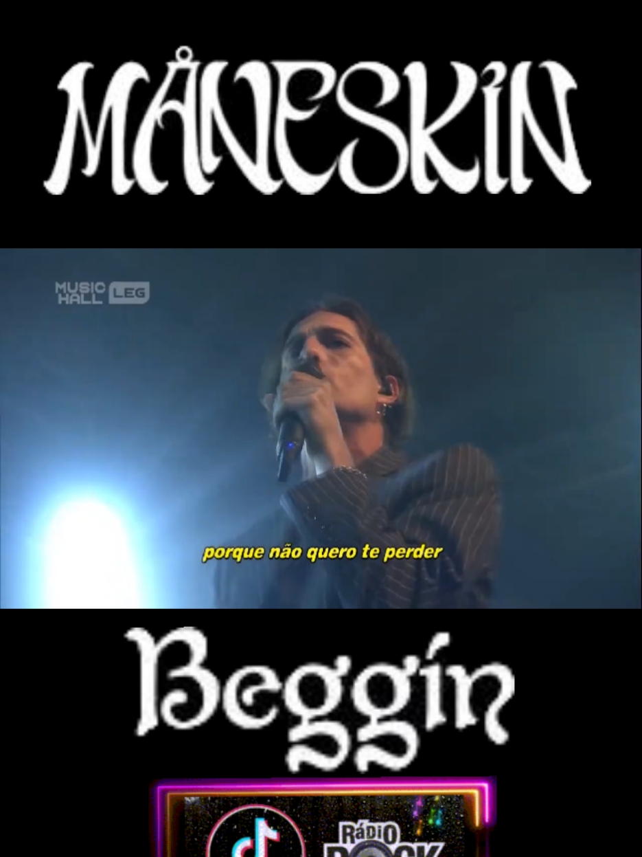 🎤 Maneskin 🎶 Beggin #amusicasalva #internacionais #musicasinternacionais #rockinternacional #maneskin #beggin #cortesmusicaisrj #wagnermiranda_rj #radiorock 