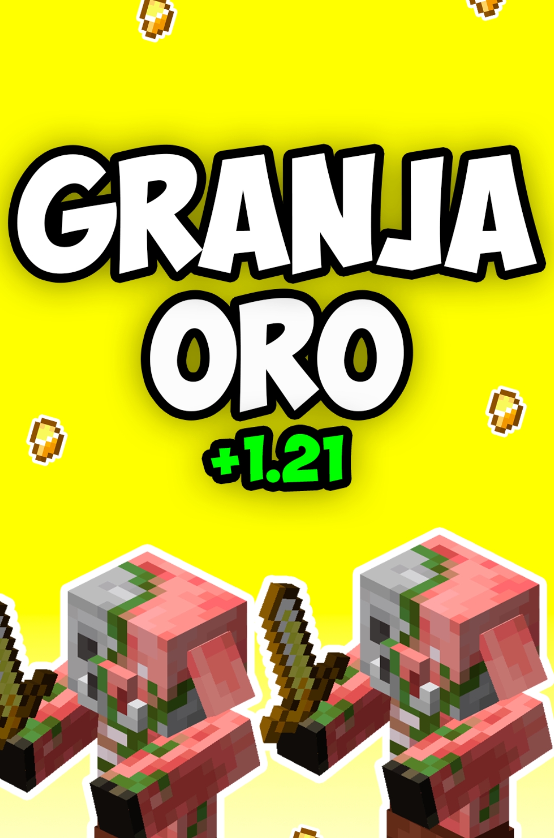 Minecraft Java +1.21 | Granja de ORO Que onda gente hoy les traigo una Granja de oro, espero que les guste. De lunes a viernes estaré realizando stream por kick, link en la biografía y en el video  #Minecraft #minecrafttutorial #minecraftbuilding #fyp #minecraftgranjas 