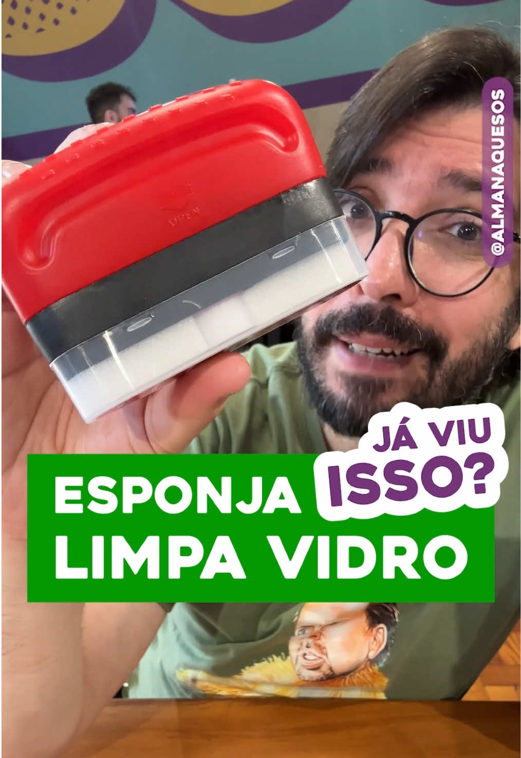 REVIEW: Esponja Limpa Vidro