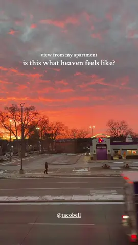@tacobell #tacobell #lacrosse #wi #sunset #uwl 