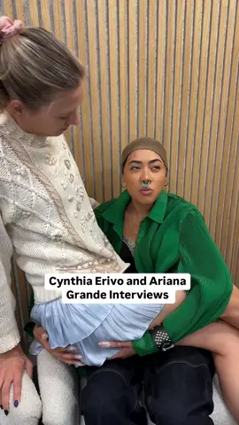 WICKED interviews be like...  #wicked #why #arianagrande #cynthiaerivo  #fyp 