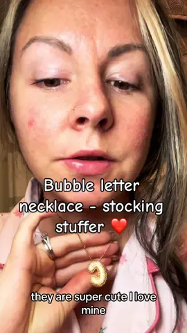 Super cute and affordable! Grab a few!  #necklace #jewelry #bubbleinitialnecklace #initialnecklace #letternecklace #stockingstuffer #christmas #christmasgift #christmasgiftideas #christmasgiftsforher #tiktokshopholidayhaul #tiktokshopchristmas 