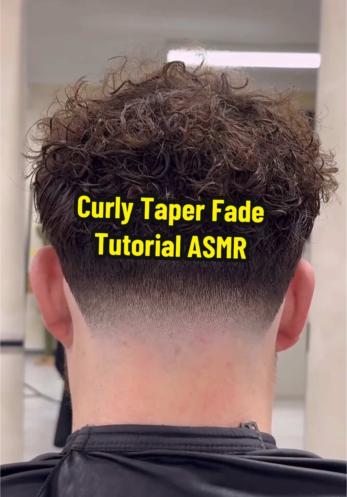 @Oscarblends with a curly taper fade ASMR 🔥😮‍💨💯 #babylissprobarber #taperfade #curlyhairstyles #haircut #asmr