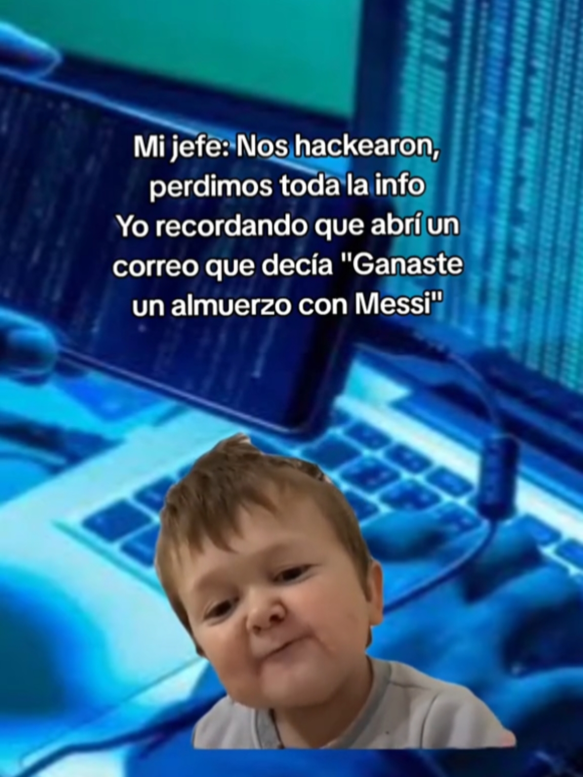 Osea que no almorzaré con Messi? ¿Algún identificado? #Meme #MemeCut #CapCut #ciberseguridad #ciberseguridadtiktok #cybersecurity #ethicalhacking #hacker #ciberseguridad🛡 #cybersecuritytraining #withsecure #protecciondedatos #messi #cr7 