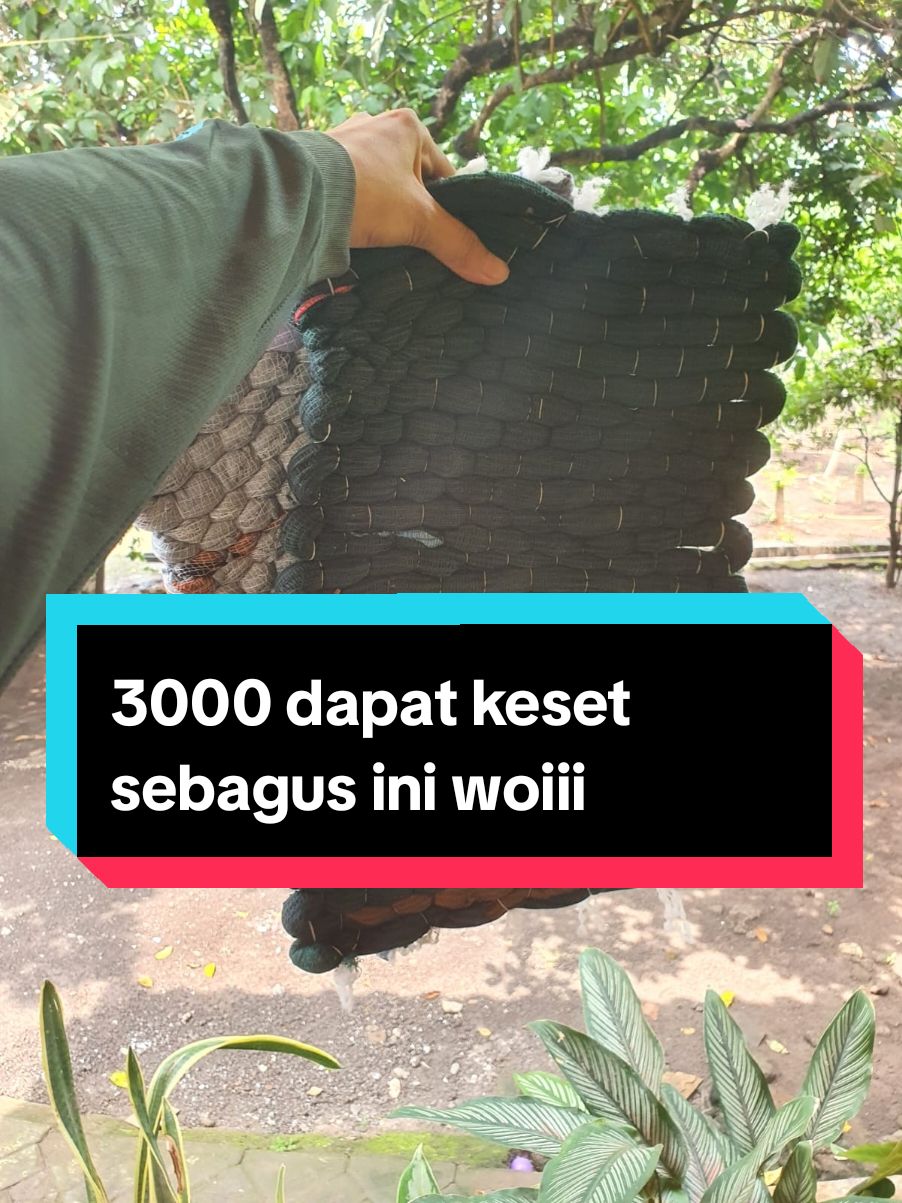 3000 doang dapat keset sebagus ini woii..  #fy #fyp #kesetmurah #kesetrajut #murah #viral #4u 