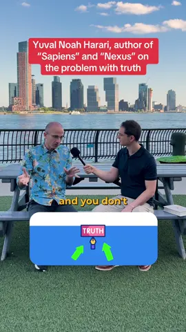 In a completely free market the truth is going to lose. From my interview with @Yuval Noah harari. #psychology #truth #yuvalnoahharari #sapiens #nexus #BookTok 
