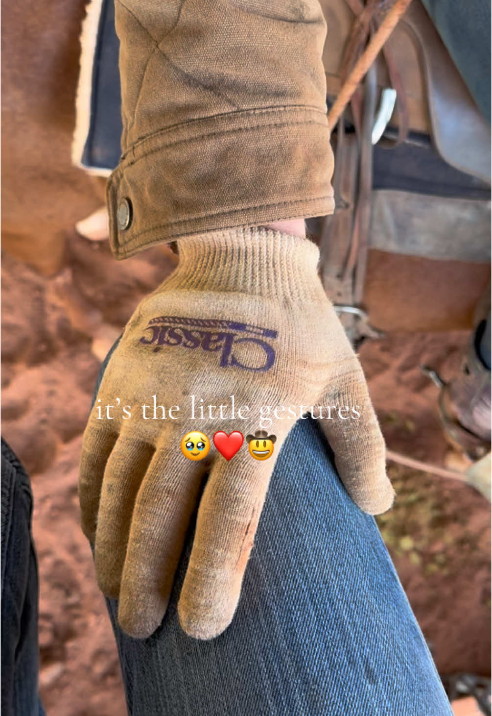 gives me all the butterflies… 🤗🦋 #cowboy #ranchlife #mylove 