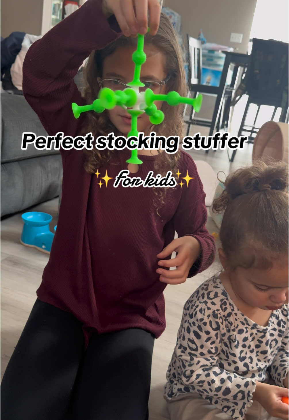 These silicone suction toys are the perfect stocking stuffer. They were a hit with our kids from age 1-10! 😂  #christmasgiftideasforkids #stockingstuffers #stockingstufferideas #tistheseason #momfinds #sahmthings #toddlertoys #fallfinds 