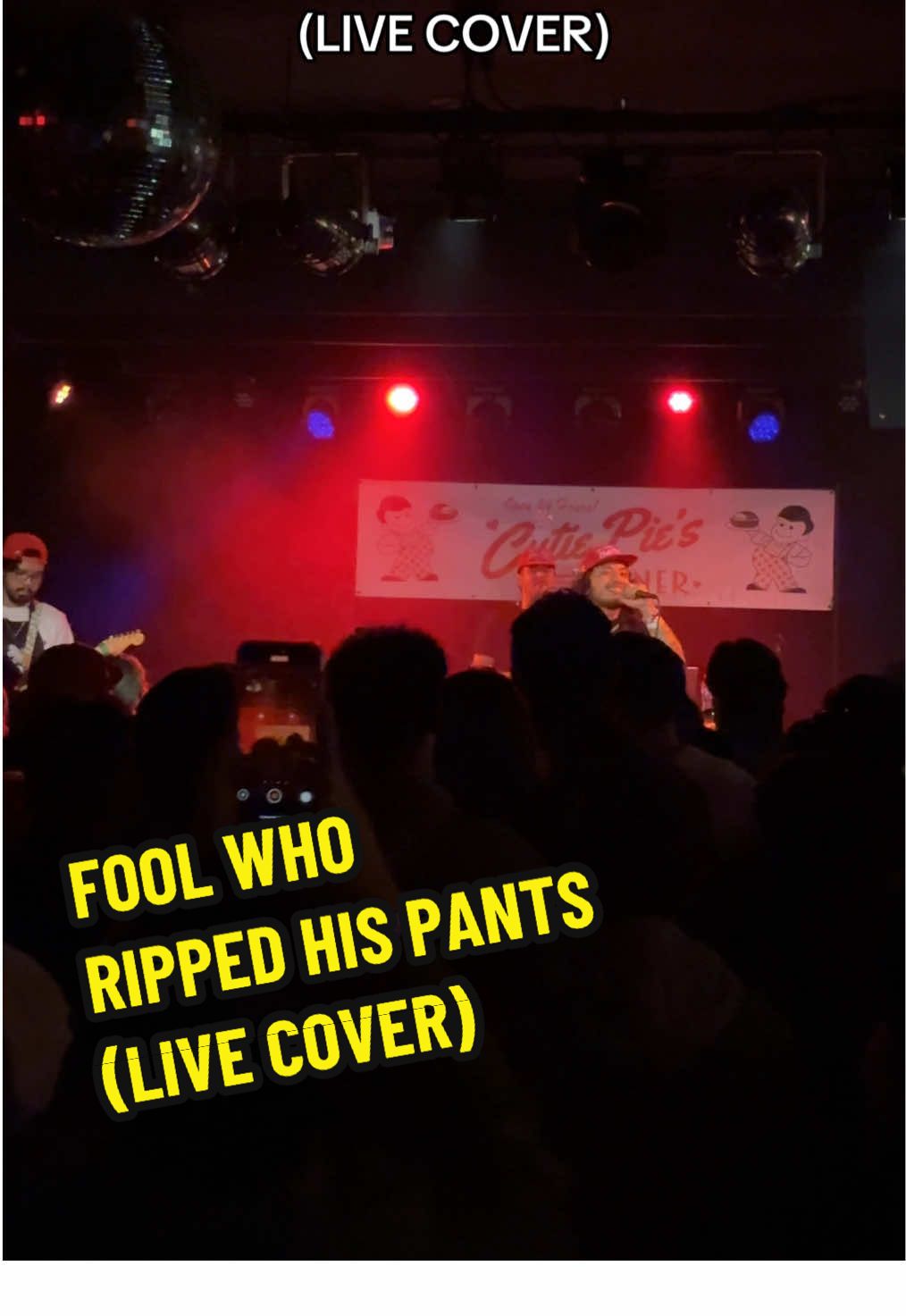 WE PERFORMED OUR RIPPED PANTS COVER LIVE! SPONGEBOB IS TRIPLE PLATINUM IN THESE STREETS! #spongebob #spongebobsquarepants #foolwhorippedhispants #rippedpants 