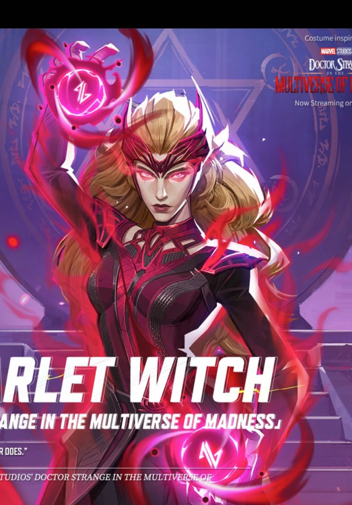 New Scarlet Witch Skin🔥#scarletwitch #viral #foryou #marvelrivals #game #marvelstudios #news 