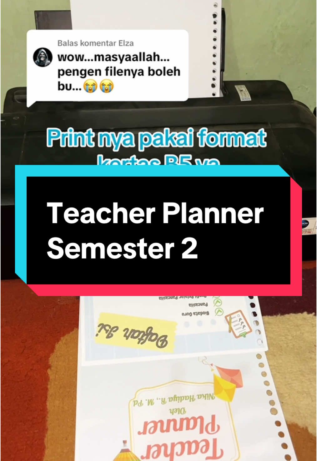 Teacher Planner buat semester 2 ✅ Administrasi Guru ✅ Modul Ajar ✅ LKPD  ##gurutiktok##gurusd##fyp##kurikulummerdeka##administrasiguru##perangkatajar##lkpd##modul