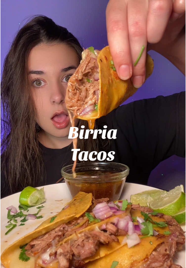 Birria tacos Mukbang! 🌮 i didnt make these as crispy as i like but omg the flavor is amazinggggg😍😍 #birria #birriatacos #tacos #mukbang #mukbangeatingshow #mukbangeatingshow #mukbangvideo #eat #eating #eatwithme #eatingshow #eatingsounds #eatingvideo #eatingasmr #asmr #asmrfood #asmreating #asmrsounds #asmrvideo #asmrtiktoks #trendingmukbangfoods #creatorsearchinsights #fyp #onion #dessert 