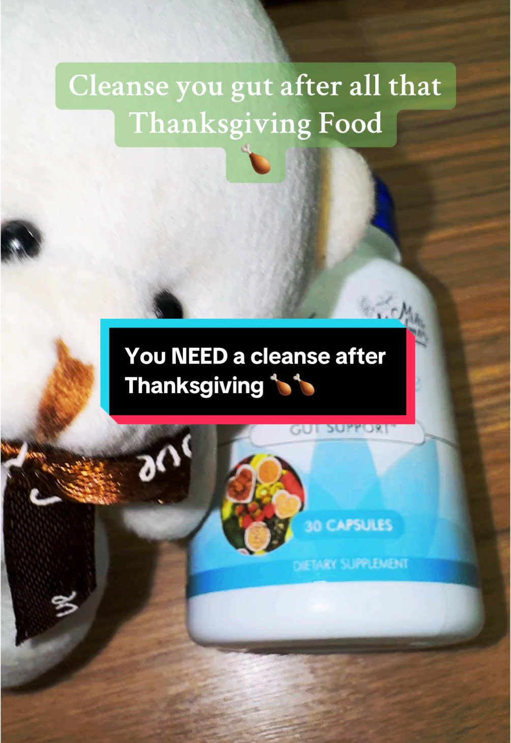 Did you know that up to 70% of your immune system is housed in your gut? A healthy gut is the cornerstone of overall wellness, affecting everything from digestion and energy levels to mental clarity and skin health. But over time, poor diet, stress, and environmental toxins can lead to a sluggish, toxic gut. That’s where a gut cleanse comes in!✨ #guthealth #menshealth #15daygutcleanse #LifeHack #thanksgivingdinner #GiftGuide #TTDelightNow #tiktokshopholidayhaul #ttstakeover #milamiamor #guthealthmatters #fyp 