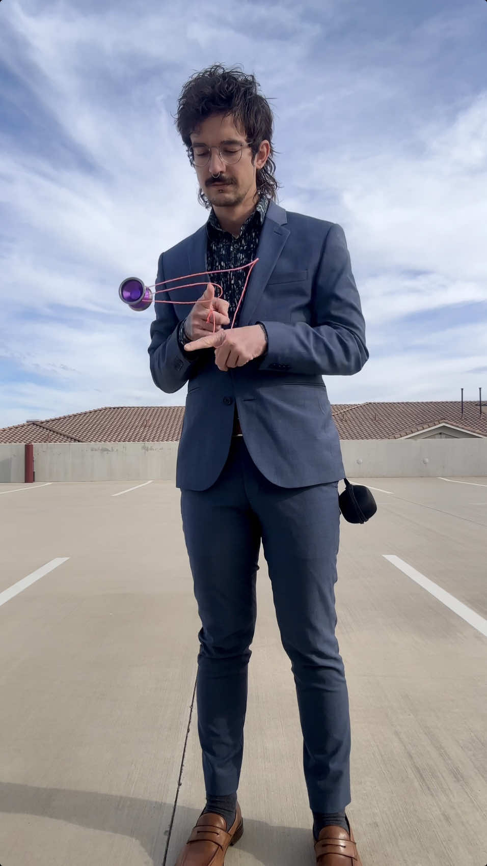blue sky/purple yo-yo #yoyo #tricks #flow #trickcircle 