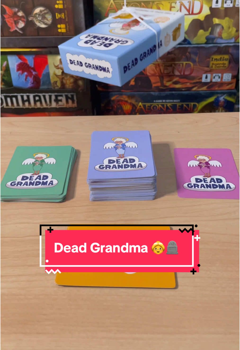 What do Grandma and websites have in common? You cant deny the cookies 🍪🥁👵 You can find the game on amazon(in bio as well) #boardgames #kickstarter #GameNight #cardgames #inheritance This video is Sponsored 🥳🍪