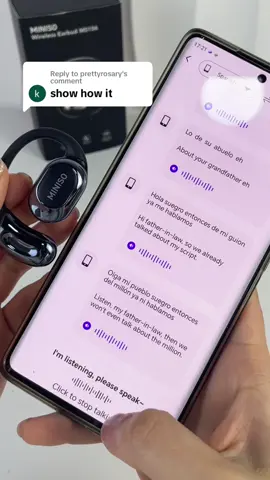 Replying to @prettyrosary bro this is easy to do #christmas #translate #earphone #spanishtiktok #gift #travel 