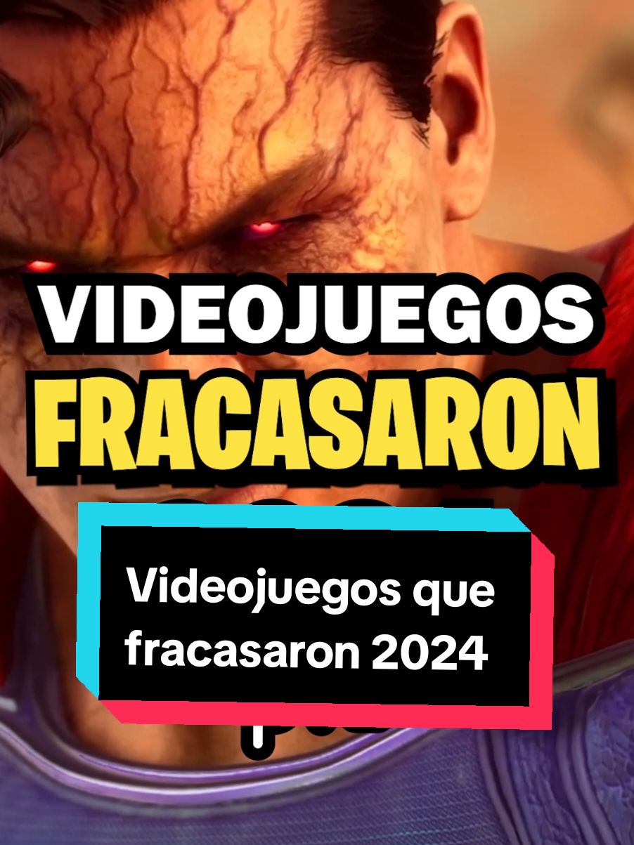 Algunos de los juegos que fracasaron este año 👀 #xbox #playstation #nintendo #videojuegos #gamer Fracasos juegos 2024 