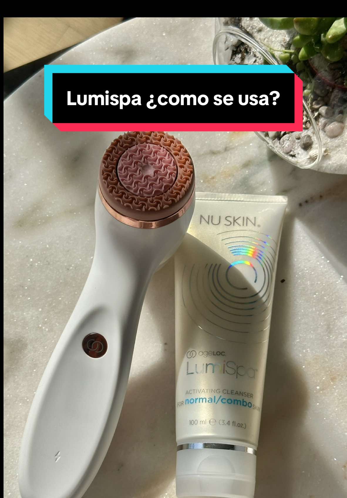 Vean como queda mi piel al final con 2 minutos de Lumi ❤️‍🔥 #lumispa #cuidadodelapiel #dispositivodebelleza #nuskin #skincare #peru🇵🇪 