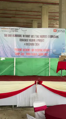 500,000 manpower achievement at Equalbase project valdor #safetyforeveryone 