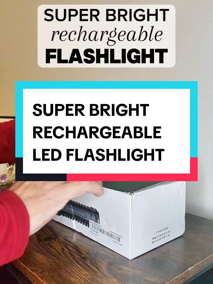 Super Bright LED Zoomable High Powered Rechargeable  Flashlight #brightflashlight #ledflashlight #rechargeableflashlight 