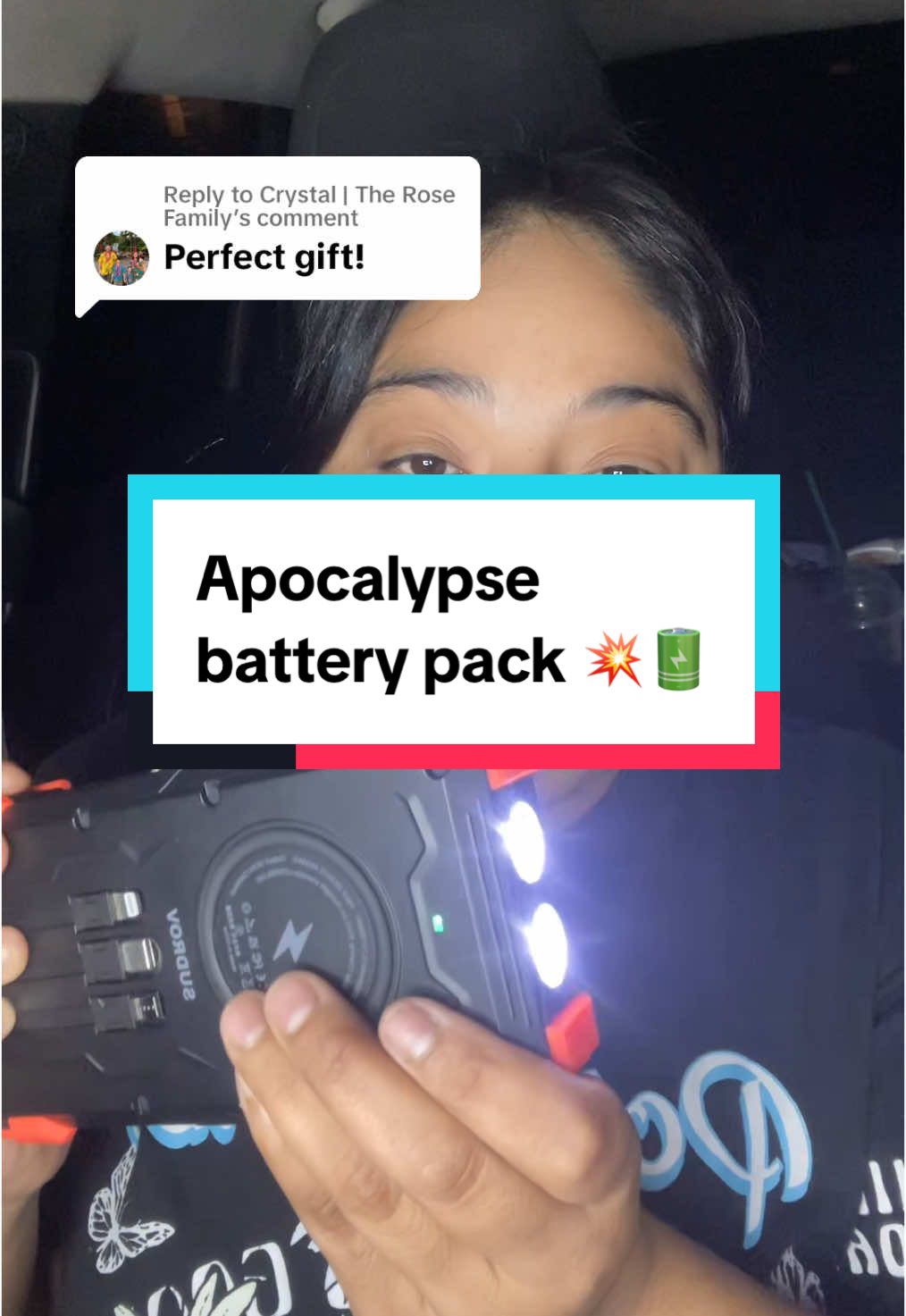 Replying to @Crystal | The Rose Family  yess! Perfect gift for anyone 🤩 #giftideas #giftsforher #giftsforhim #blackfridaydeals #tiktokshopfinds #magneticcharger #batterypack 