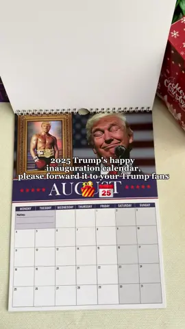 Perhaps your father is his loyal fan##trump##trumpgifts##christmas2024##tiktokshop##calendar##fyp##2025calendar##trump2024🇺🇸