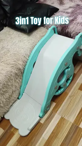 3 in 1 Toddler Slide #slide #indoorslide #toyforkids #3in1slide #rockingchair #basketballshooting #kidstoys #giftideas #giftforkids 