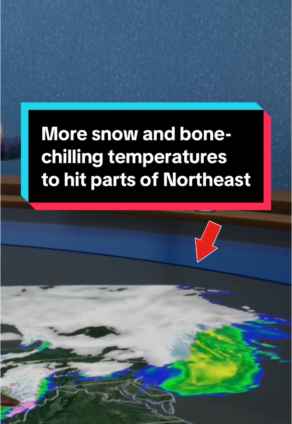 More #snow and bone-chilling temperatures are set to batter the Northeast, piling on top of the lake-effect storm cleanup from last week. #Meteorologist Lonnie Quinn is tracking the storm's timing. #news #weather #weathertok #snowstorm #cold #winter #greatlakes #nyc #minnesota #newyork #storm 