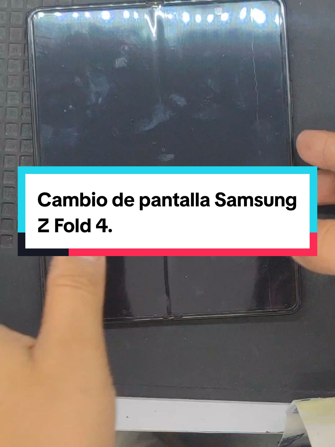 Cambio de pantalla #samsung #zfold4 #reparaciondecelulares #queretaro 