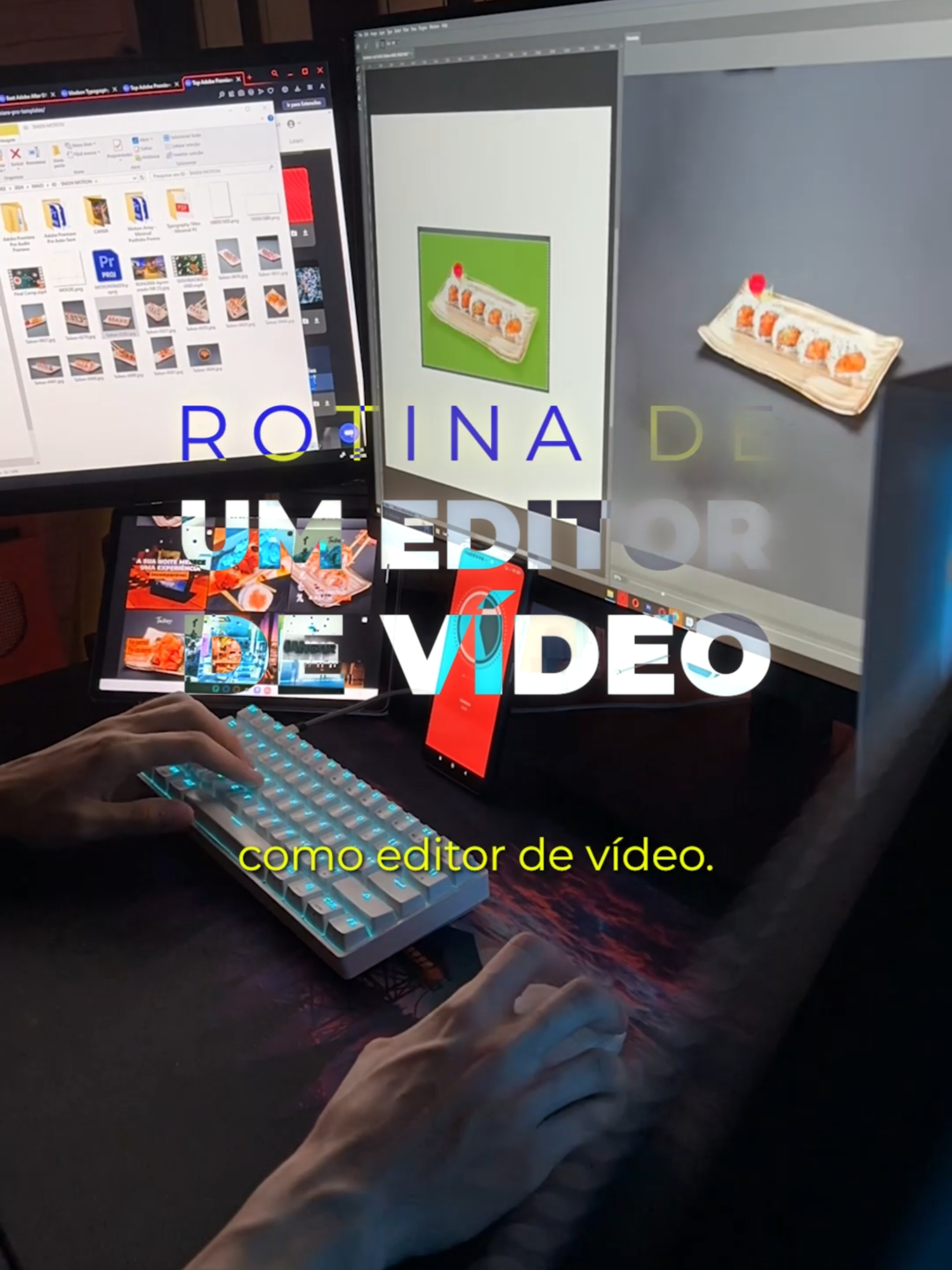 Como é a rotina de um editor de vídeo? #edição #editorvideo #criadordeconteudo