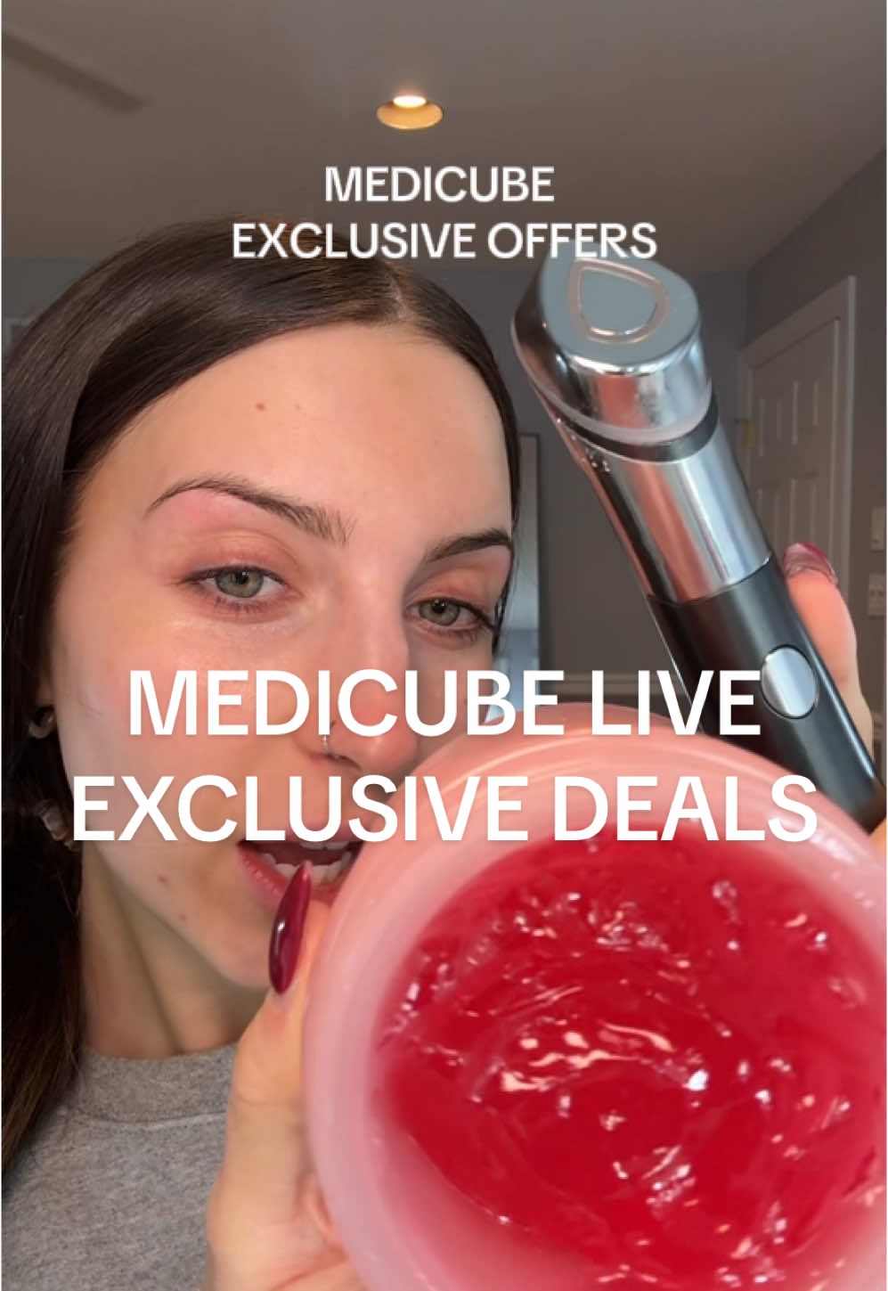 exclusive offers on medicube available only on my live THIS SATURDAY Dec 7 10am-5pm PST! Register so you dont miss it!! #holidayhauls #medicube #medicubecollagen #medicubeskincare #medicubeboosterpro #liveevent #live #tiktoklive #beautydeals #affordableskincare #holidayhauls #holidaygifts #tiktoklive 